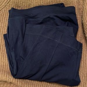 Terra & Sky a Tapered Pant. Size 4x (28w-30w). Color navy blue.